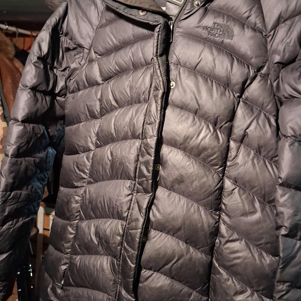 The North Face Charcoal Quilted Jacket